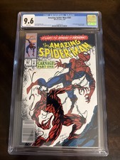 The Amazing Spider-Man #361  CGC 9.6 White Pages. 1st App Carnage, Newstand