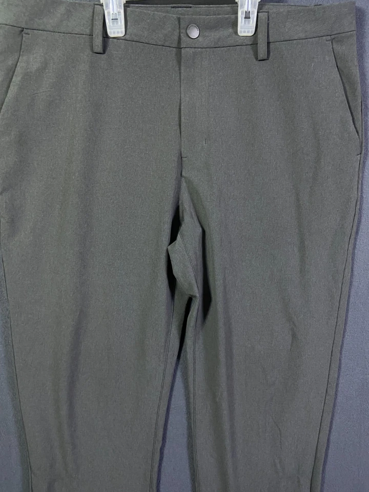 Pantalones Cutter & Buck Para Hombre 34 Gris Golf Ligero Rendimiento Golf 36x32 actu Foto 2 de 4