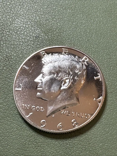 1968 S Kennedy Gem Proof Half Dollar Coin Set 40% Silver US Cameo