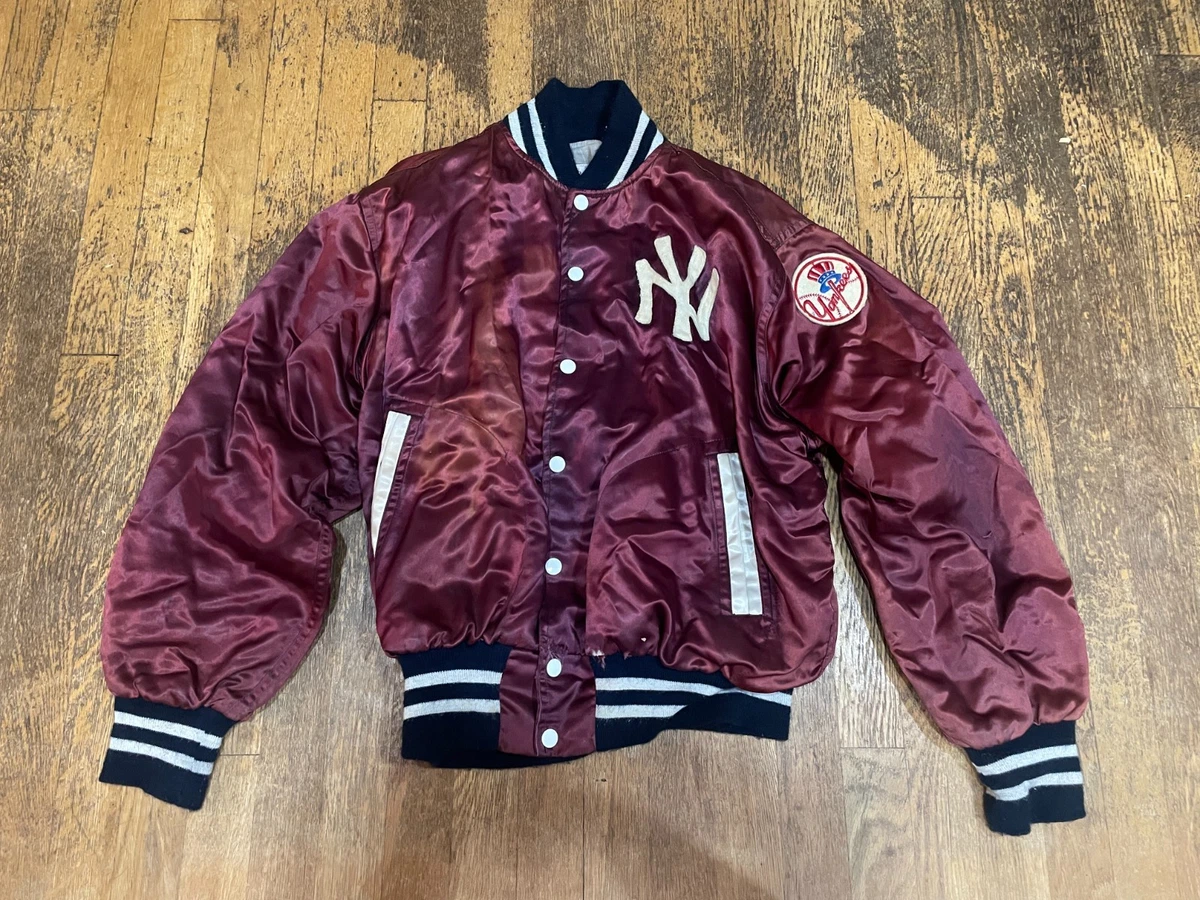 y*c様 週末値下げ‼️New York Yankees サテンジャケットLサイ New York Yankees Red MLB Jackets for sale | eBay