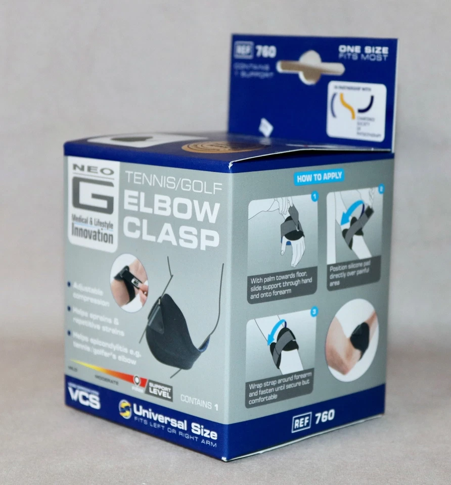 Innovación médica y de estilo de vida NEO G ~ Cierre de codo ~ Tenis ~ Golf ~ Firme NUEVO Foto 4 de 4