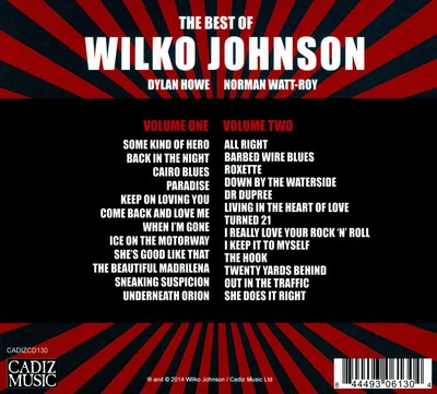 WILKO JOHNSON - THE BEST OF WILKO JOHNSON, VOL. 1 [DIGIPAK] NEW CD