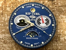 Rip Curl Classic Tidemaster ATS Moonphase Watch Movement AS-IS Parts/Repair