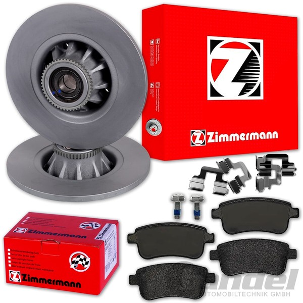 Zimmermann Bremsscheiben 260Mm + BelÄGe Hinten Passend FüR Renault Megane 4-image