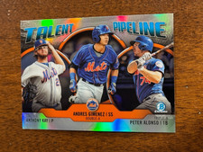 2019 Bowman Chrome Talent Pipeline Pete Alonso New York Mets
