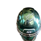 Joe Namath Signed Broadway Green Chrome Riddell SpeedFlex Helmet Beckett Jets