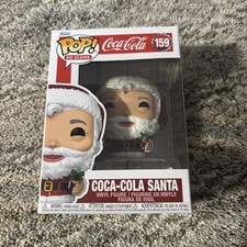 Funko Pop! Vinilo: Coca-Cola Santa #159 Ad Icons Figura Coleccionable