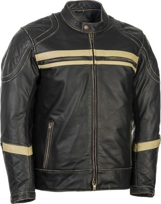 Highway 21 489-10284X Motordrome Jacket Antique Black 4X