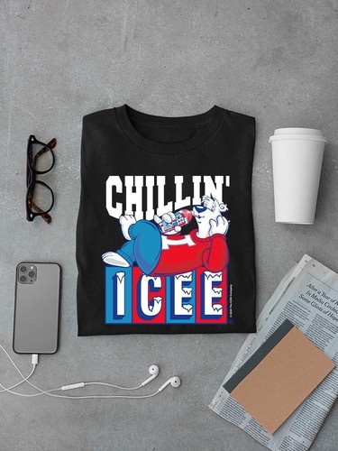 Officially Licensed ICEE Relaxed Chill Mode Bear Graphic Men's T-shirt - Picture 3 of 16