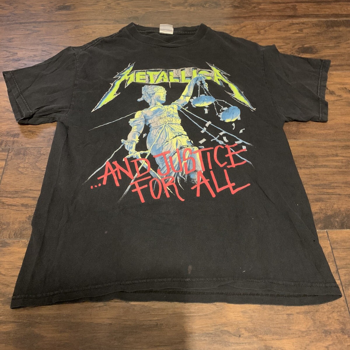 90s アメリカ製 メタリカ AND JUSTICE FOR ALL Tシャツ METALLICA メタリカ And Justice For All Tシャツ BLACK
