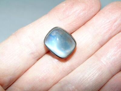 Wonderful Antique Victorian 6-1/4'' MOONSTONE HATPIN, 925 SIL
