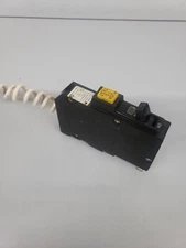 Square D QO115GFI 1 Pole 15 Amp 120V Plug In GFCI Breaker Black# 