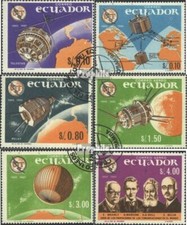 équateur 1190-1195 oblitéré 1966 uit et Space