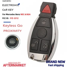4B KEYLESS GO PROXIMITY for Mercedes Benz 1997-2014 Smart Key IYZ-3312 NEC & BGA