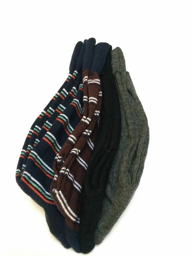 Men's Jack & Jones 4 Pack of Ankle Socks One Size Plain/Stripe Cotton Blend 6-11 - Picture 6 of 8