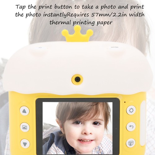 Children Camera Instant Print 12Mp 1080P 2.4 Inches Ips Screen Mini Digita AUU - Picture 1 of 12