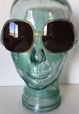 VERY VINTAGE Ruth Exotica RHINESTONE EYEGLASS FRAMES FRANCE RHINESTONES E11
