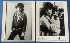 RON WOOD ~ Two 10x8 Promotional Press Photos. Rolling Stones