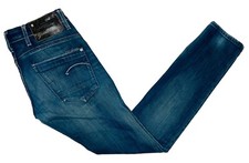 G-Star Raw 3301 Women's Low-T Tapered Blue Skinny Jeans; 26 x 32