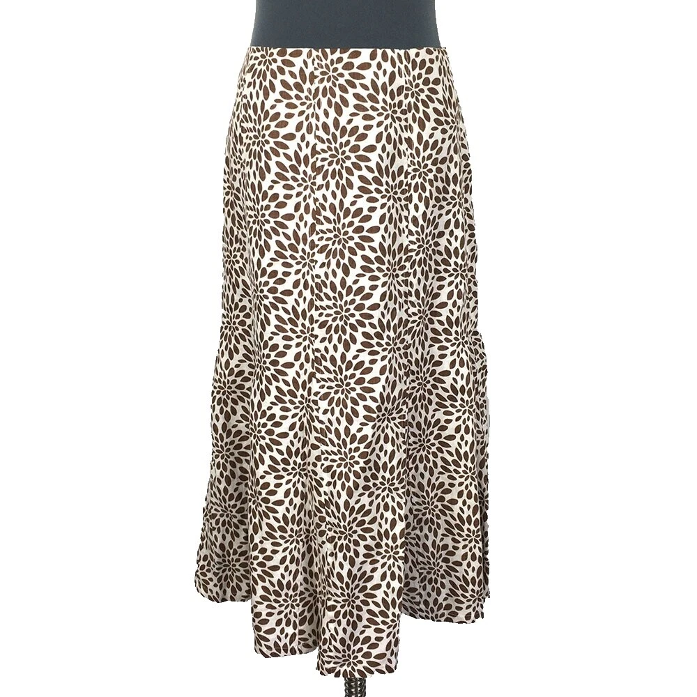 Kim Rogers Petites Floral Linen Skirts for Women