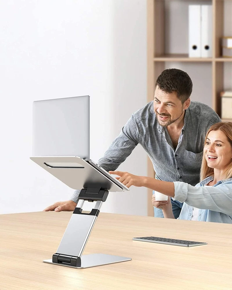 Laptop Stand, Ergonomic Sit to Stand Laptop Holder Convertor, Adjustable Heig...