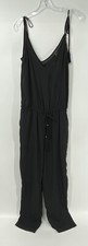 J Crew Preowned Women’s XXS Black Semi Sheer Spaghetti Strap Romper Jumpsuit EUC