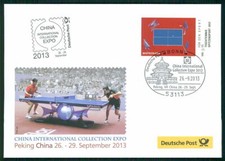 GERMANY EXHIBITION-COVER 2013 CHINA BEIJING PEKING TABLE TENNIS SPORTS /m3340