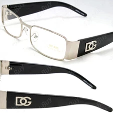 Men Women Clear Lens Rectangular Eye Glasses Nerd Retro Fashion Full Frame Rim