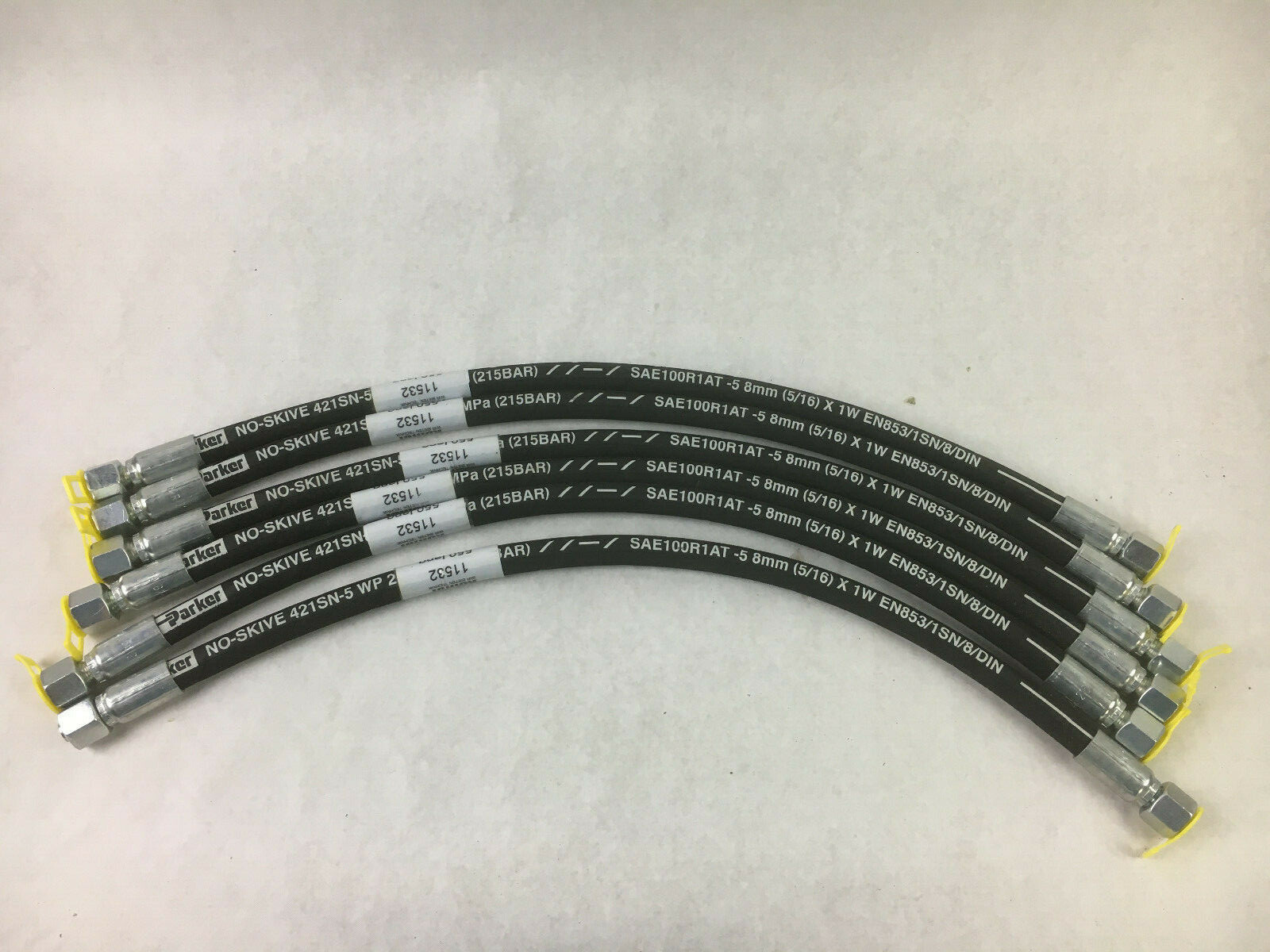 Parker Hydraulic Hose NO-SKIVE SAE100R1AT-5 8mm (5/16) 215 Bar NEW