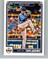 2019 Panini Diamond Kings Blake Snell TH-11 Team Heroes Tampa Bay Rays