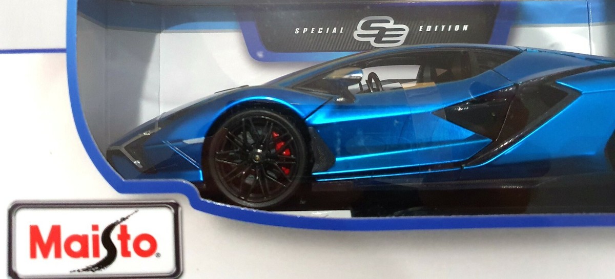 マイスト 1/18 ランボルギーニ シアン FKP 37 青 s-l400.jpg