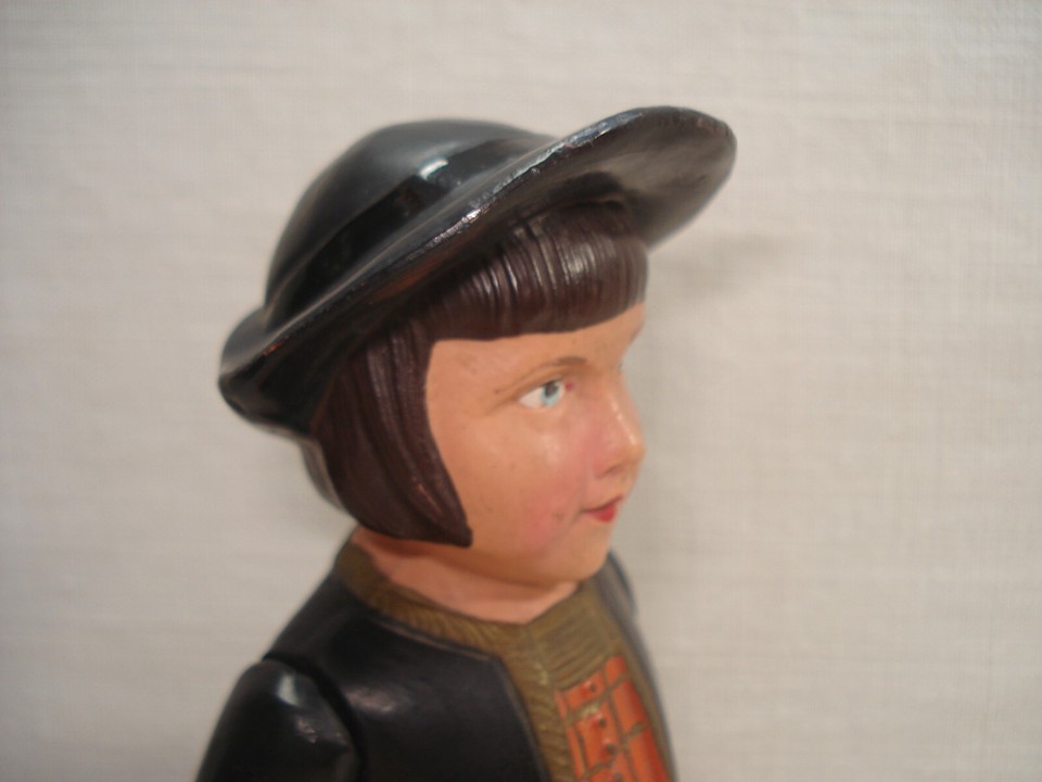 Tête De Poupée Ancienne Petit Collin Années 1930 En Celluloïd, Made In France