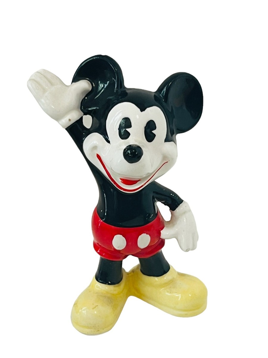 Mickey Mouse Figurine Walt Disney World vtg porcelain souvenir