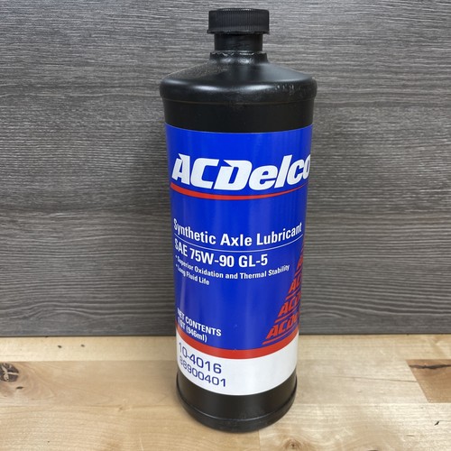 GM SYNTHETIC AXLE LUBRICANT (75W90) 1 Quart 88900401 New eBay