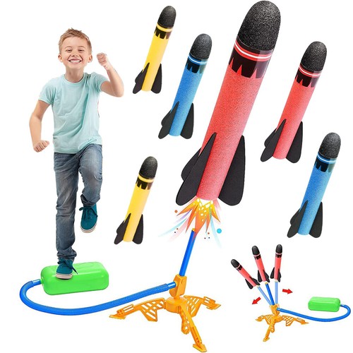 Raketen Spielzeug für Kinder, Outdoor Spielzeug ab 3-12 Jahre Junge +6 Raketen - Bild 11 von 11