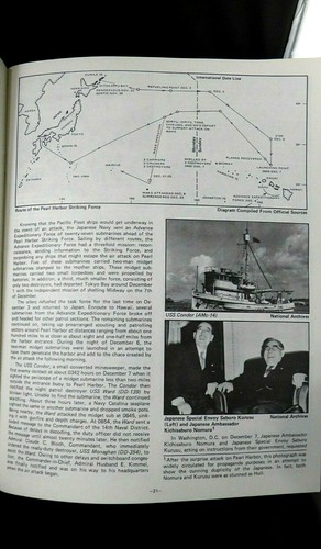 Pearl Harbor And The USS Arizona Memorial Book 50th Anniversary 1941-1991 Hawaii - Picture 8 of 12