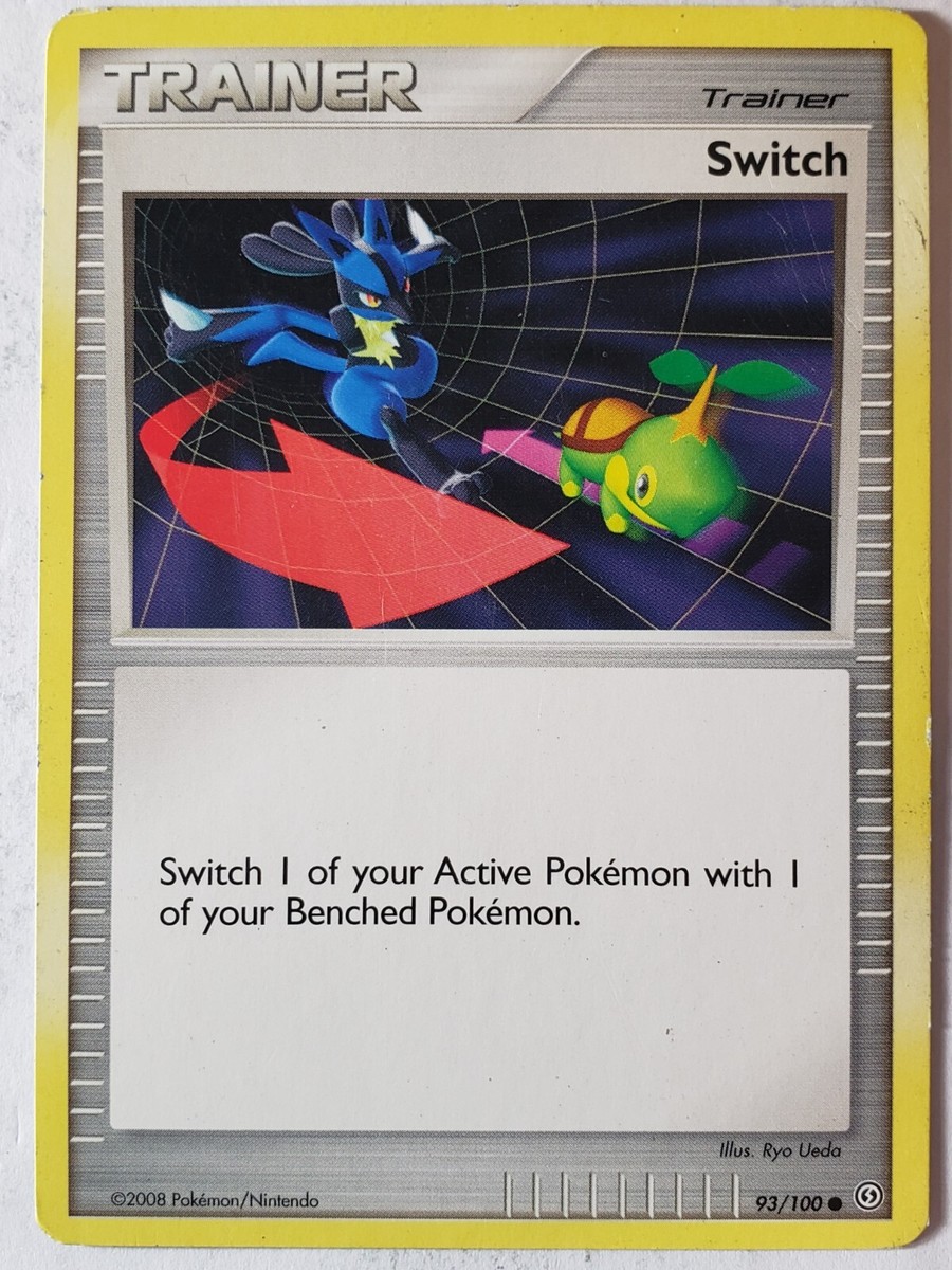 Switch 93/100 PL / LP - Stormfront Pokemon Card - Ryo Ueda Art