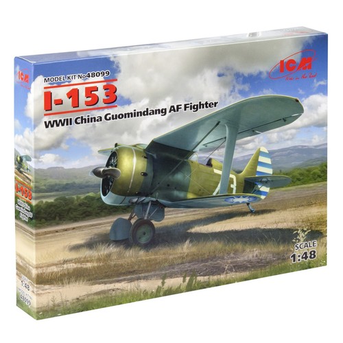 ICM 48099 Plastik Modellbausatz Flugzeug 1:48 I-153 WWII China Guomindang AF Fighter - Bild 1 von 24