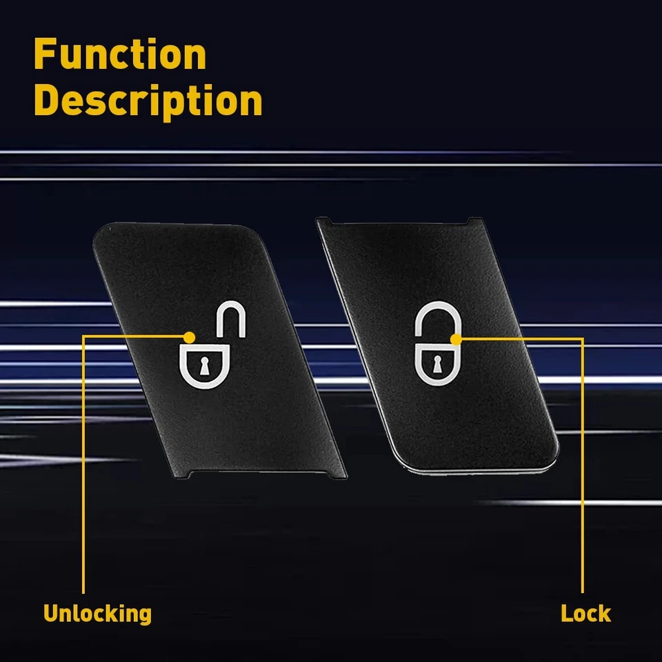Botón interruptor cerradura puerta compatible con Mercedes-Benz C180 C200 C220 C250 C300 C350 C63 AMG Foto 4 de 4