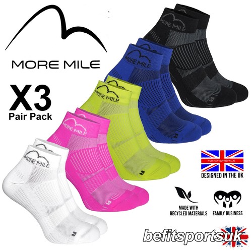RUNNING SOCKS MENS WOMENS LADIES MORE MILE LONDON ECO BLISTER SPORTS