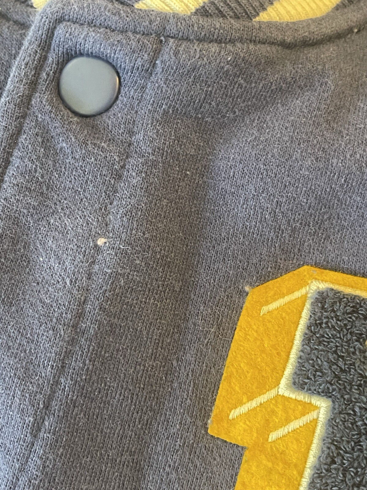 Small Universal Studios Bomber Jacket Blue/White - image 14