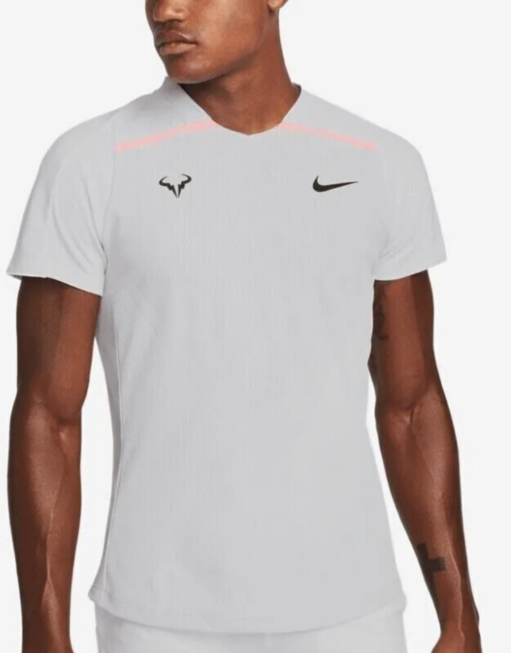 Nike Rafa Nadal Challenger Court V-neck Top Tennis small Nwt