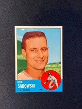 Beautiful pack fresh 1963 Topps Est NMMT or better #568 Bob Sadowski