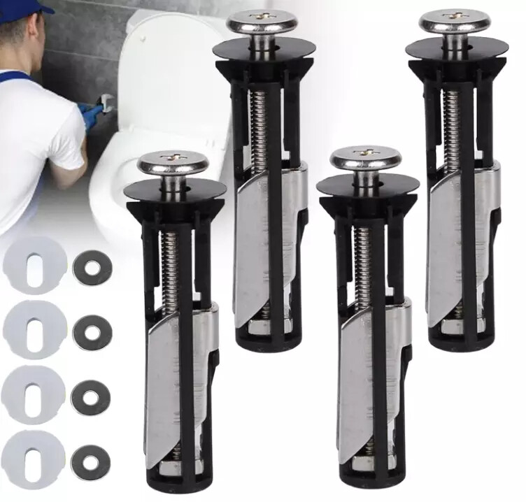Fastener Bolt Kit, Universal Toilet Seat Bolt Kit