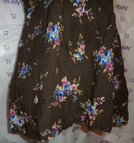$40 Pull & Bear teen Cami blouse floral strap top XS 32 bust 26 wasit - Picture 4 of 5