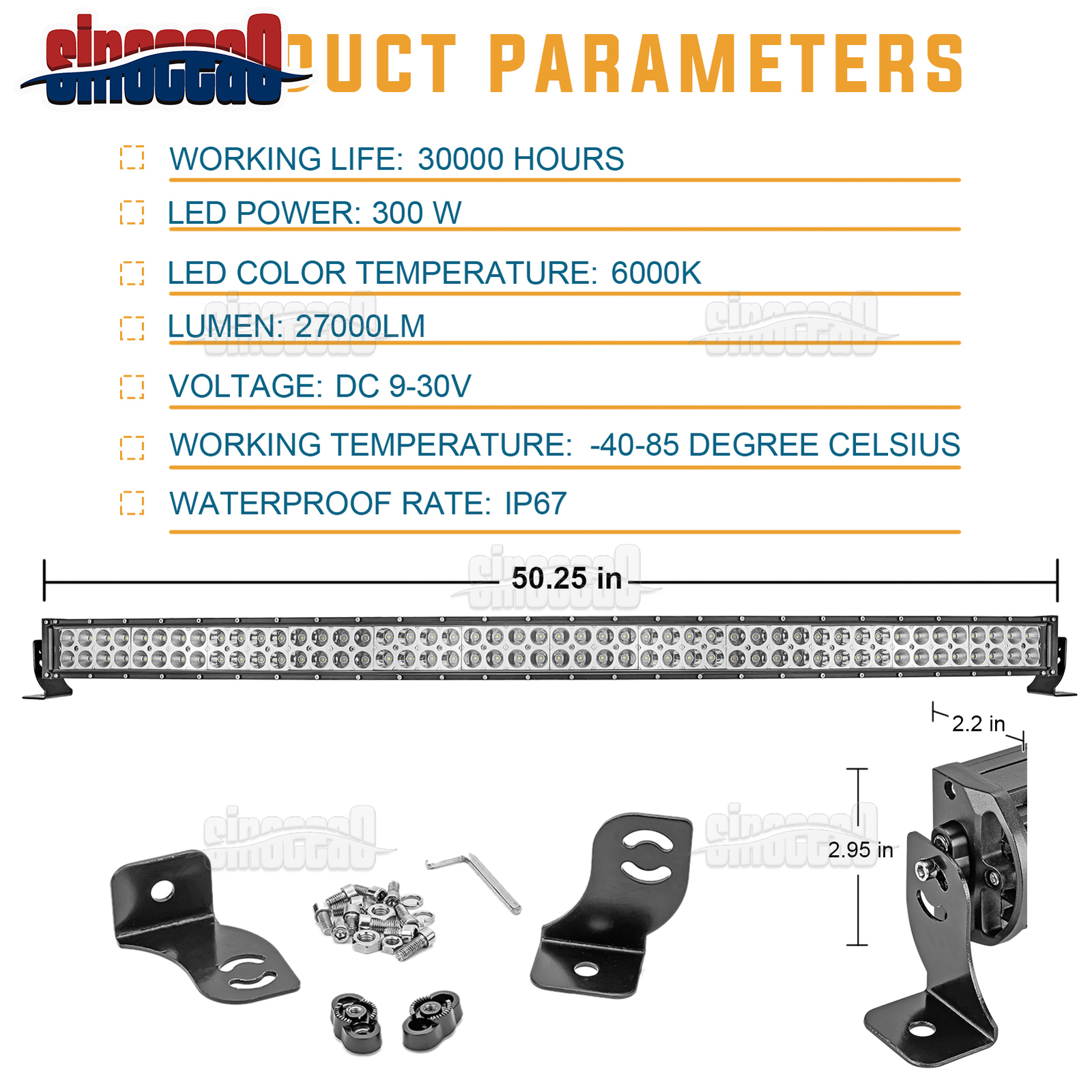54" Light Bar Over Windshield Mount Wire Kit For 19992016 F250 F350