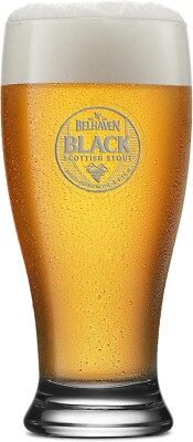 BELHAVEN BLACK SCOT STOUT Beer Glass