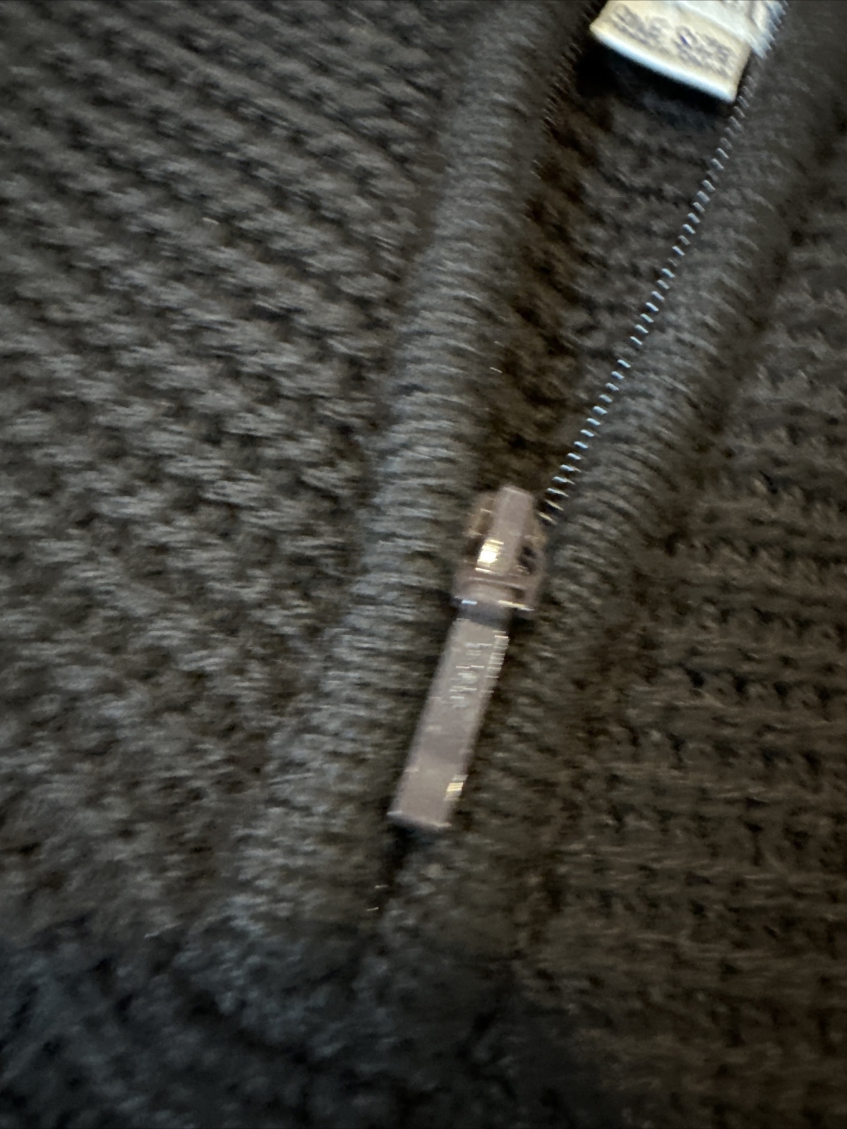 Pendleton Solid Black Fringed Ribbed Knit Poncho … - image 4