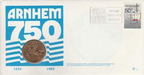 Numisbrief Nederland 1983 - Arnhem 750 Jaar (14) - Afbeelding 1 van 1