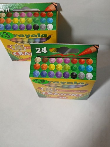 Crayola 24 Count Assorted Color Crayons 2 Pack - Picture 3 of 4